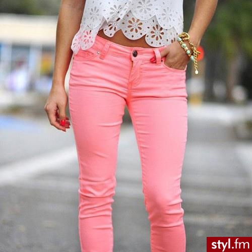 Jeansy Spodnie Moda