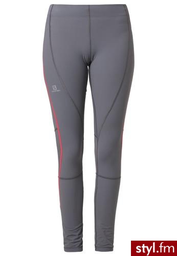 Salomon ENDURANCE Rajstopy szary (L35209300) - Leginsy Spodnie Moda