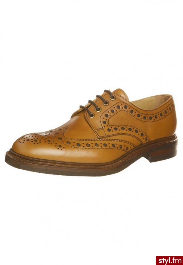 Loake OTTERBURN Oksfordki brązowy Wizytowe Odcienie beżu i brązu - Pozostałe Buty Moda