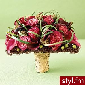 Bukiety ślubne Ślub Moda