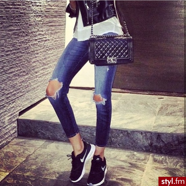 Jeansy Spodnie Moda