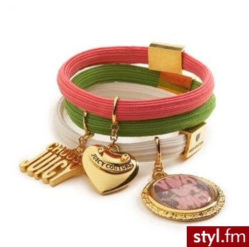 Najbardziej stylowe gumki do włosów jakie widziałam.
Juicy Couture - 25$ za jedną. - Pozostałe Dodatki Moda