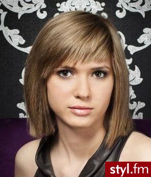 Średnie Fryzury