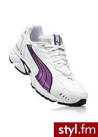 Bonprix Buty sportowe biało-fioletowy 973467_22089 - Sportowe Buty Moda