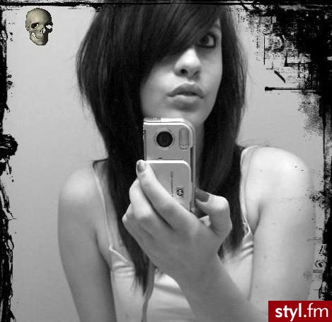 EMO Alternatywne Średnie Fryzury