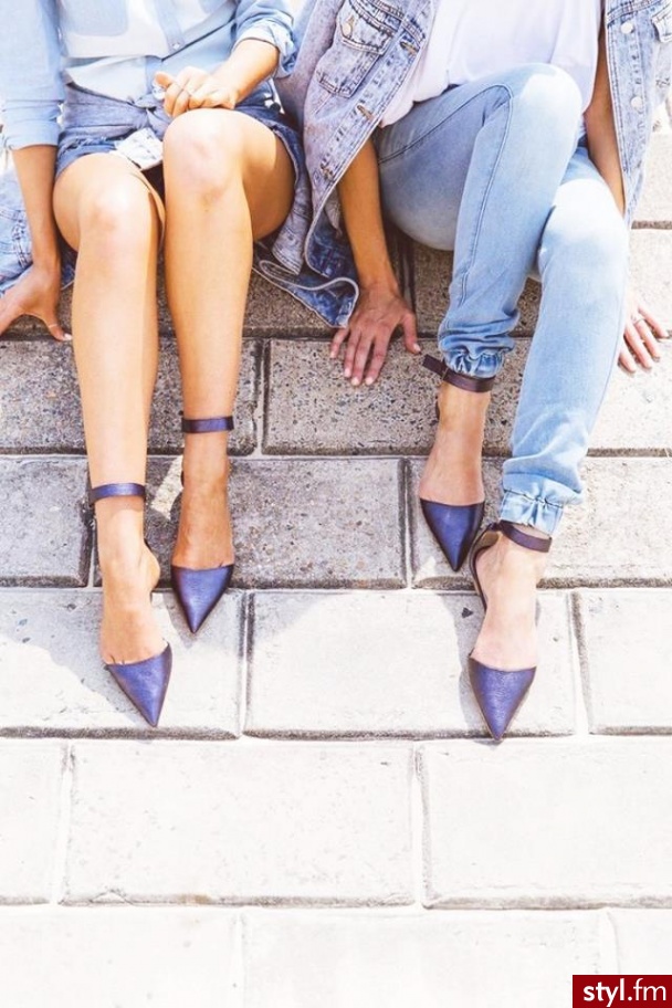 Szpiczaste baleriny :) - Balerinki Buty Moda