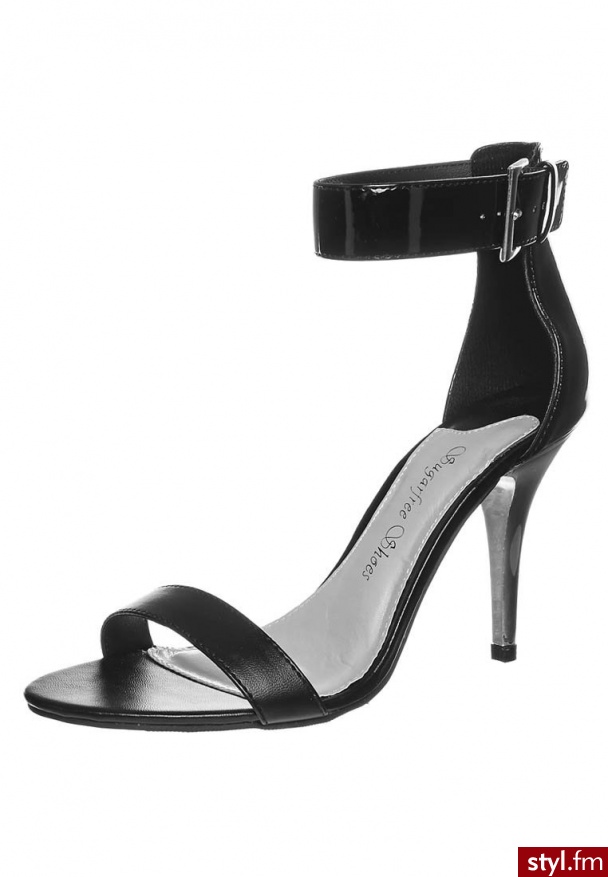 Sugarfree Shoes ROSIE Sandały na obcasie czarny (SF-13-05-04) - Sandały Buty Moda