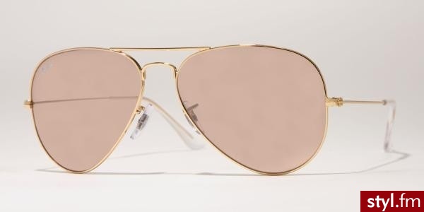 RAY BAN okulary przeciwsłoneczne AVIATOR LARGE METAL 3025 001/3E S,M - Okulary Dodatki Moda