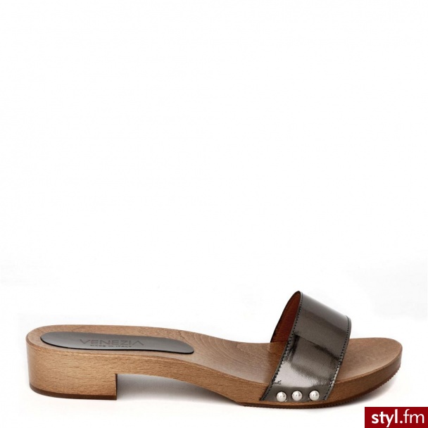 Venezia KLAPKI 13483 LAM PEL - Klapki Buty Moda