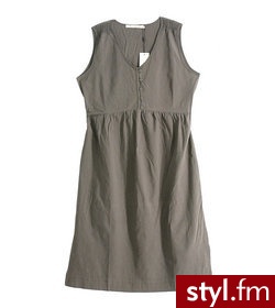 Studio Sukienka bawełniana oliwkowa rozm. 44 (5904378154615) - Pozostałe Sukienki Moda