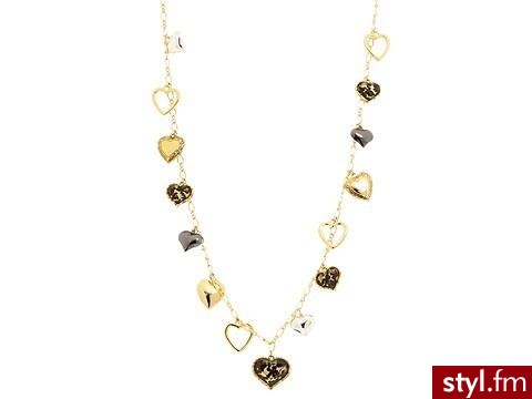 Długi łańcuszek przyozdobiony delikatnymi serduszkami od Betsey Johnson - 69$ - Pozostałe Dodatki Moda