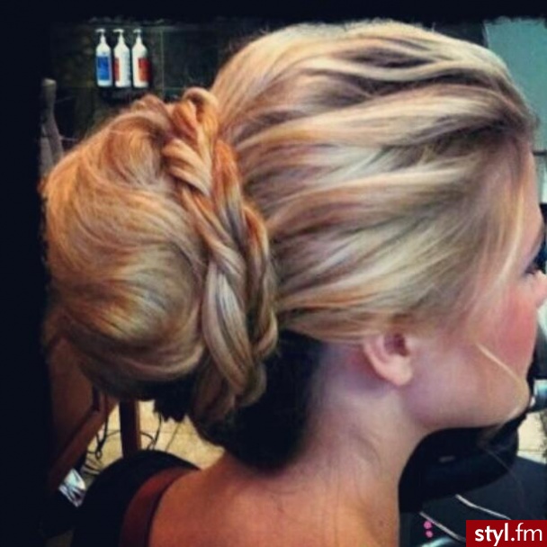 Blond Upięcie Proste Na co dzień Długie Fryzury