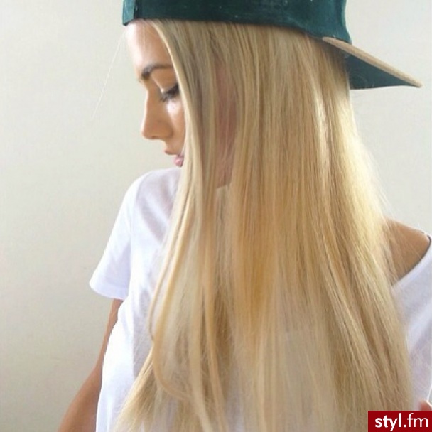 Blond Rozpuszczone Proste Na co dzień Długie Fryzury