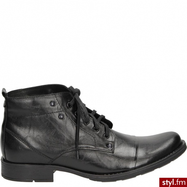 Venezia BOTKI MĘSKIE 1135 PEL NERO - Botki Buty Moda