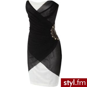 drape jewel side dress - Polyvore. Pobrano ze strony: http://www.polyvore.com/drape_jewel_side_dress/thing?id=20856951 - Pozostałe Ciuchy Moda