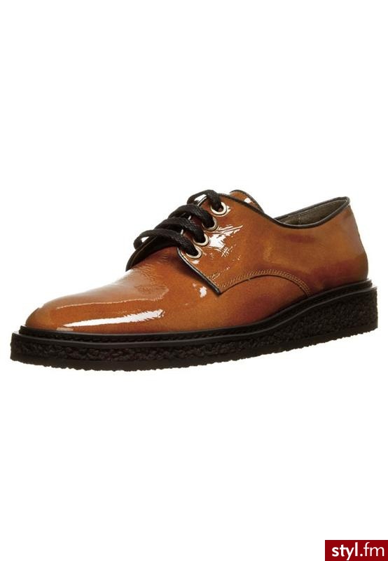 xyxyx Sznurowane eleganckie brązowy - Pozostałe Buty Moda