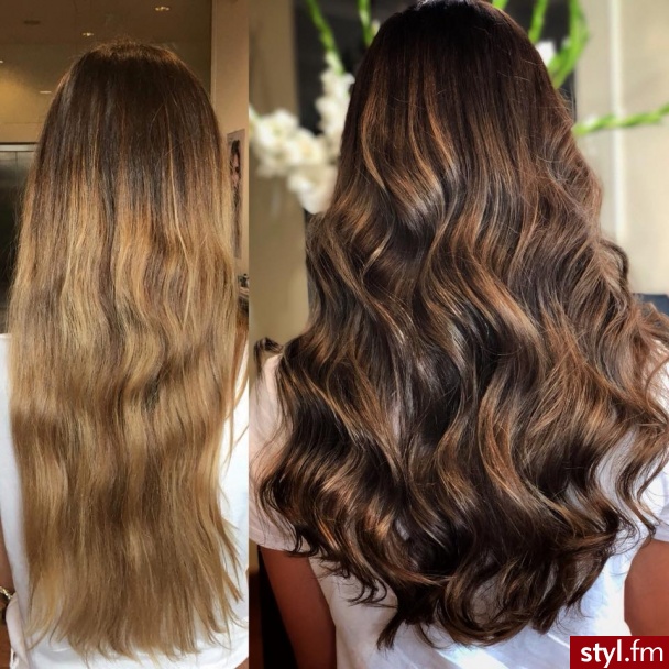 Salon fryzjerski For Hair to miejsce przemian i przestrzeń cudu. https://forhair.salon/ - Brązowe Rozpuszczone Kręcone Wieczorowe Długie Fryzury