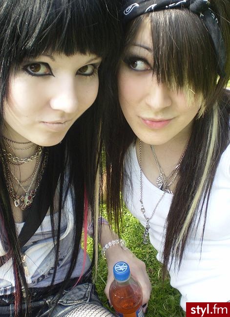 EMO Alternatywne Średnie Fryzury