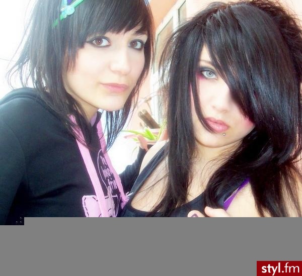 EMO Alternatywne Średnie Fryzury