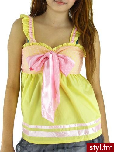 bardzo dziewczęca koszulka z kokardką - 27$ asiajam.com - Pozostałe Ciuchy Moda