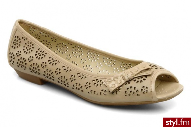 Naturalizer BALERINKI POLA BY NATURALIZER (Beżowy) - Balerinki Buty Moda