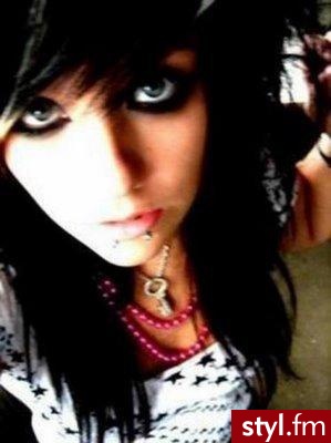 EMO Alternatywne Średnie Fryzury