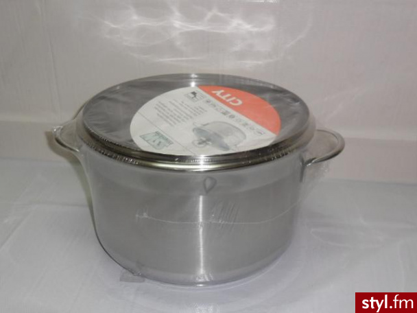 SSW city garnek do mięsa ze szklaną pokrywką 24cm 6,1l 420424 - Pozostałe Biżuteria Moda