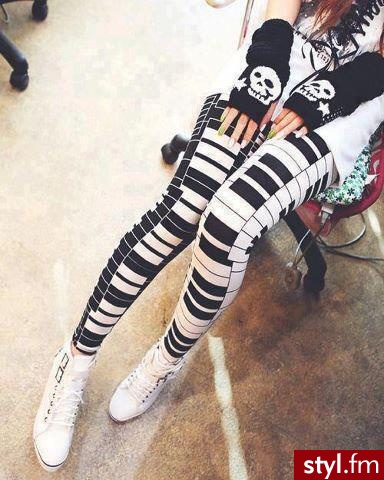 Leginsy Spodnie Moda