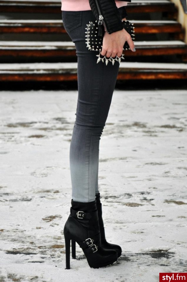 Jeansy Spodnie Moda