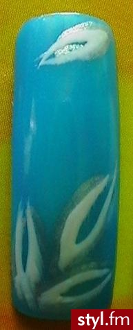 blue - Paznokcie