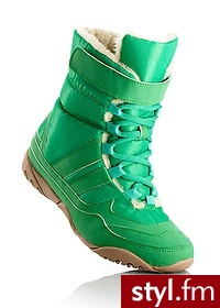 Bonprix Kozaki sportowe zielony 944267_16994 - Kozaki Buty Moda