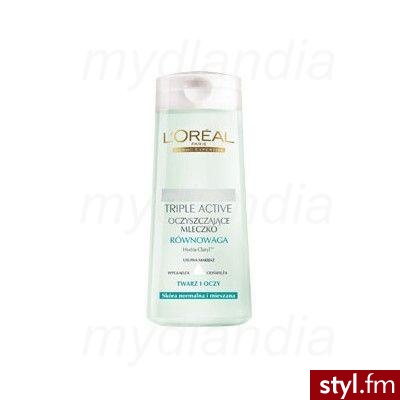 Loreal Triple Active Oczyszczające mleczko Równowaga do Skóry Normalnej i Mieszanej 200 ml - Emu Buty Moda