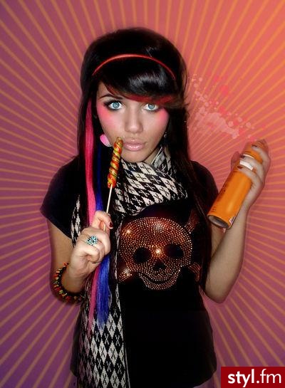 EMO Alternatywne Średnie Fryzury
