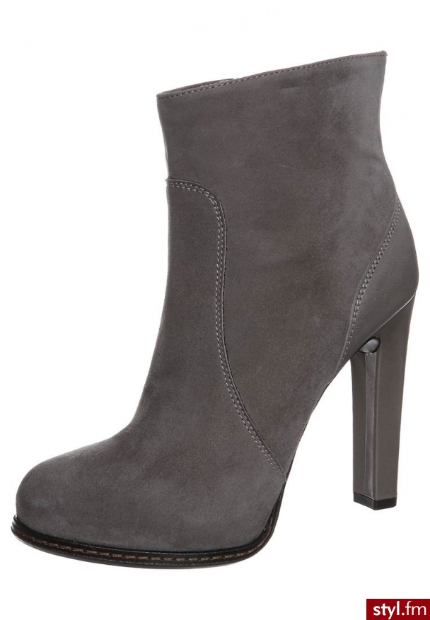 Mai Piu Senza Botki na platformie szary (274350) - Botki Buty Moda