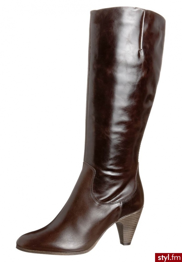 Pier One Kozaki brązowy - Kozaki Buty Moda
