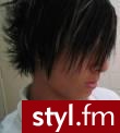 Fryzury EMO. Internetowy Katalog Fryzur IKF.com.pl, propozycje fryzur na każdą okazję np. modne krótkie fryzury - EMO Alternatywne Średnie Fryzury