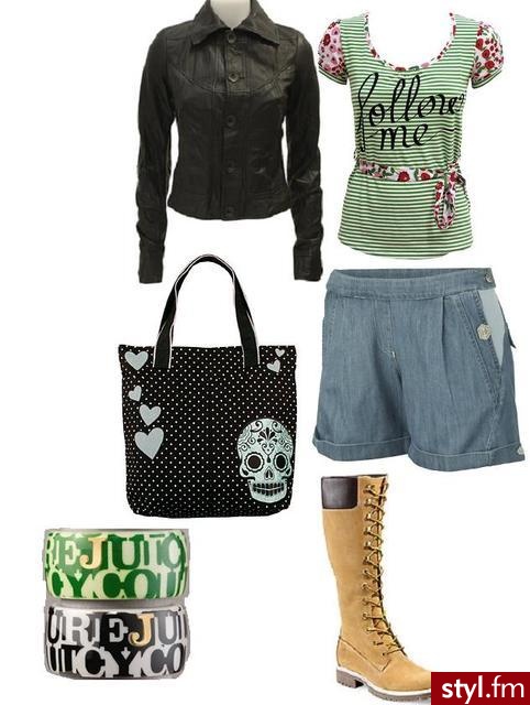 koszulka - Fornarina
kurtka - Diesel
spodenki - Puma
buty - Timberland
torba - Loungefly
bronsoletki - Juicy Couture - Styler