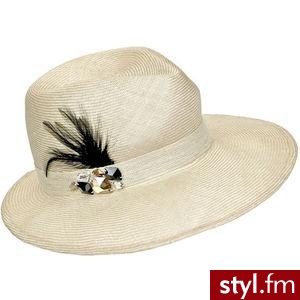 Kapelusik z piórem - Nakrycia głowy Dodatki Moda
