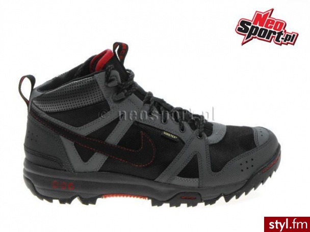 Buty Nike RONGBUK MID GTX GORE TEX 365657.002 Trekkingowe Czarny - Pozostałe Buty Moda