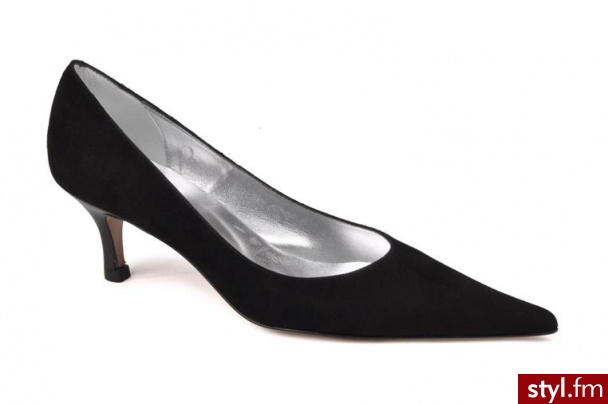 Perlato CZÓŁENKA ELSA BY 20982Velours Noir - Czółenka Buty Moda