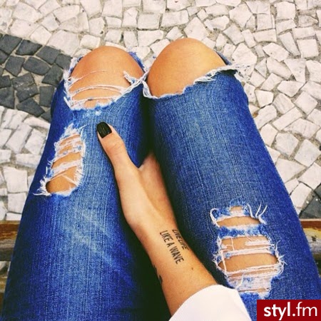 Jeansy Spodnie Moda