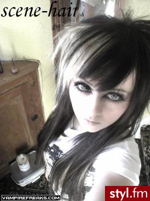 EMO Alternatywne Średnie Fryzury