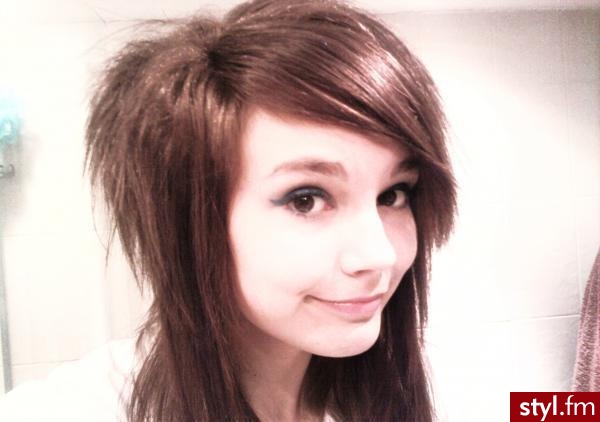 EMO Alternatywne Średnie Fryzury