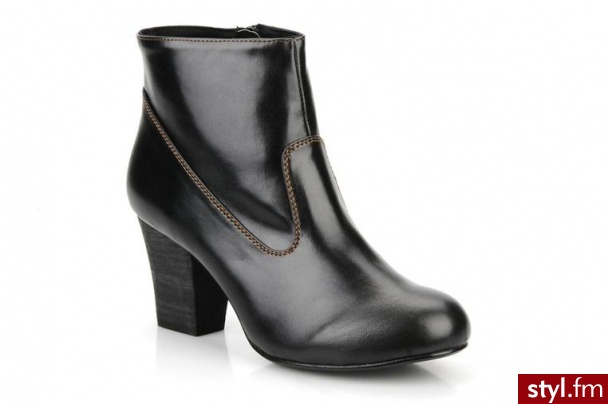 Friis &amp; company PÓŁBUTY I BOTKI AYSE BY FRIIS &AMP; COMPANY (Czarny) - Botki Buty Moda