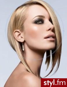 Średnie Fryzury