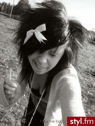 EMO Alternatywne Średnie Fryzury