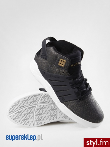 Supra BUTY SKYTOP III S07023 (BGD) 47.5 Skate Czarny - Pozostałe Buty Moda