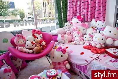 hello kitty. kocham tego kota, ale czuła bym się tam ciasno xd - Mój pokój Wnętrza