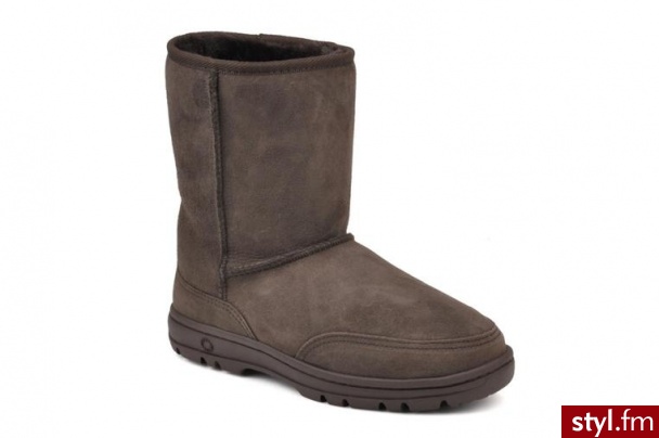 Ugg Australia PÓŁBUTY I BOTKI ULTRA SHORT W BY (BRĄZOWY) (Brązowy) - Botki Buty Moda