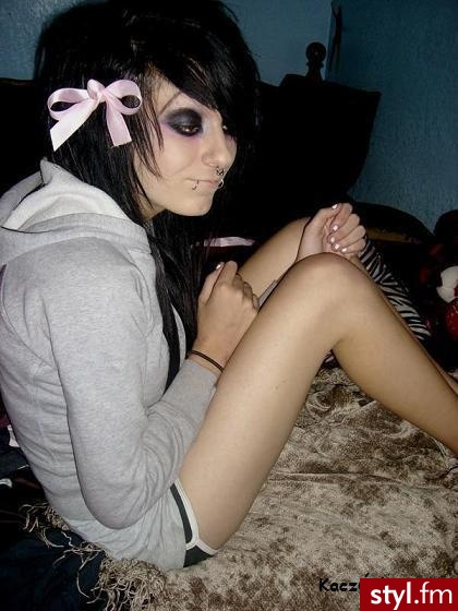 EMO Alternatywne Średnie Fryzury